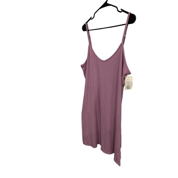 Stars Above NWT Beautifully Soft Ribbed Pink Slip Lounge Dress SZ XXL - Picture 3 of 9